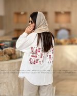 شومیز ریرا سفید - Image 2