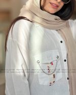 شومیز ریرا سفید - Image 4