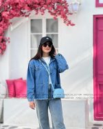 شومیز جین دارلینگ آبی تیره