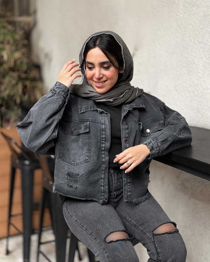 کراپ کت جین وستا دارک - Image 4