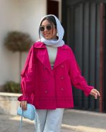 شومیز مانتویی هانا (رنگبندی) - Image 12