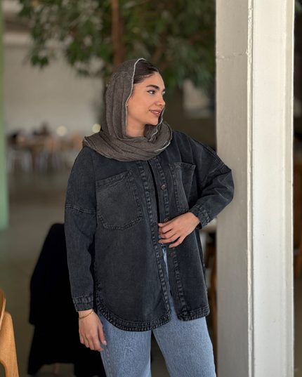 کت جین ذغالی