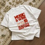 تیشرت WINE & MUSIC